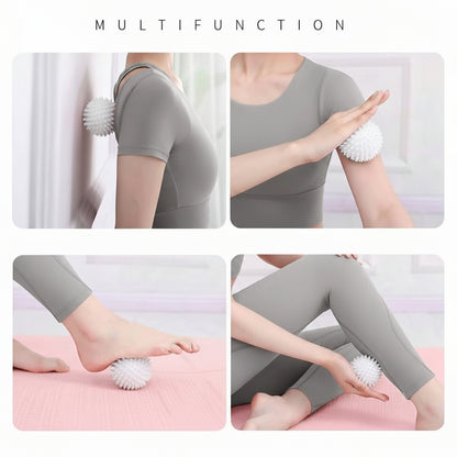 Balle de massage hérisson Zenpoint - détail picots 3D