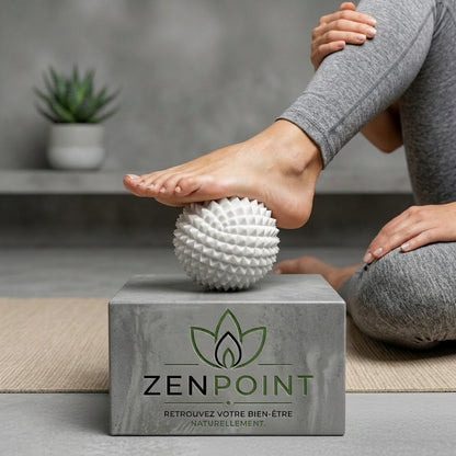 Balle de massage hérisson Zenpoint - vue de face