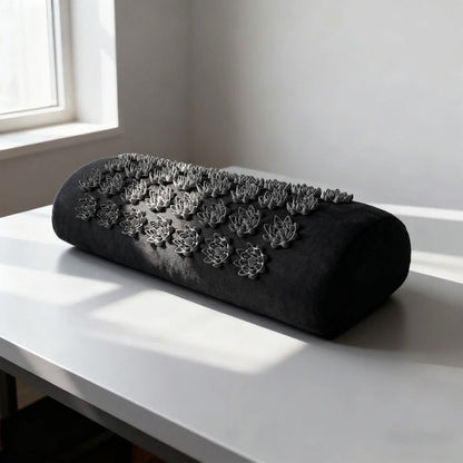 Coussin massage mousse à nœuds Zenpoint - détail des nœuds ergonomiques